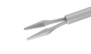 086R 12-304-23D Disposable Gripping Forceps with a "Crocodile" Platform, 23 Ga, Stainless Steel, 6 per Box