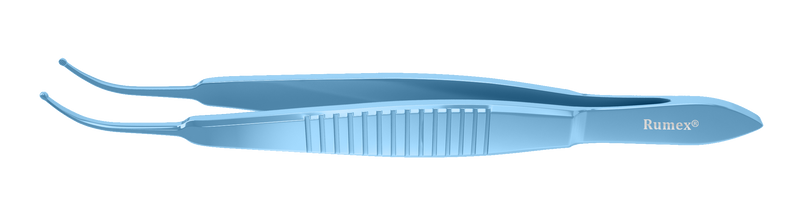 155R 4-2206T LASIK Flap Forceps, Curved, Length 108 mm, Titanium