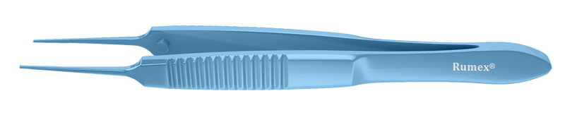 999R 4-059T Bonn Corneal Forceps, Straight, 0.12 mm, 1x2 Teeth, Small Size, Flat Handle, Length 72 mm, Titanium