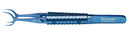 190R 4-08011T Nevyas-Wallace Fixation Forceps, 0.12 mm, 1x2 Teeth, Straight, Round Handle, Length 105 mm, Titanium