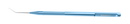 216R 5-020 Iris Hook, 1.00 mm, Angled, Length 121 mm, Round Titanium Handle