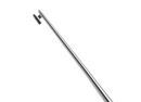 999R 5-0301 Kuglen Iris Hook, Straight, H-Shaped Tip, Length 124 mm, Round Titanium Handle