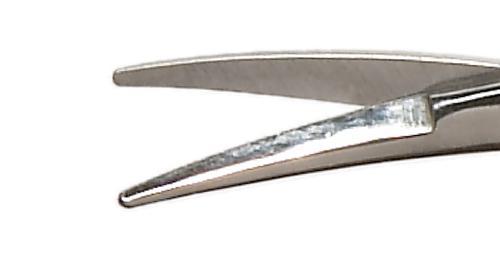 070R 11-011S Castroviejo Universal Corneal Scissors, Small, Blunt Tips, 7.50 mm Blades, Length 102 mm, Stainless Steel