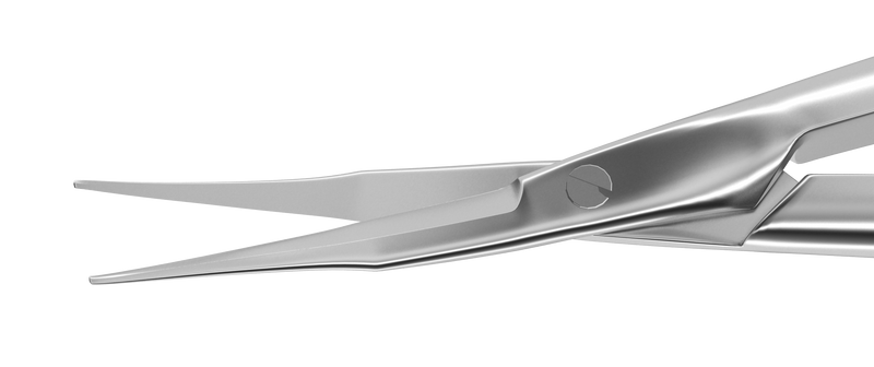 011R 11-042S Westcott Curved Tenotomy Scissors, Blunt Tips, 16.00 mm Blades, Flat Handle, Length 120 mm, Stainless Steel