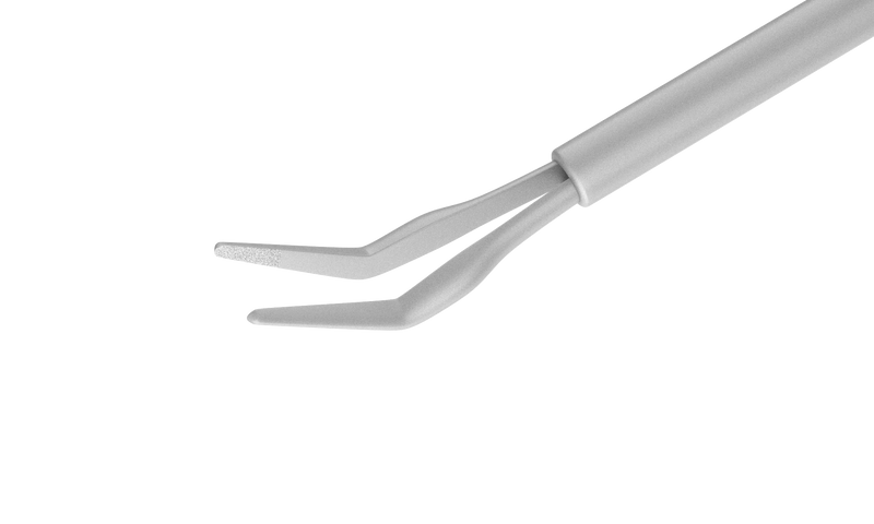 999R 12-303 Angled Vitreoretinal Gripping Forceps, 20 Ga, Tip Only
