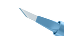 135R 6-10/6-051 Side-Port Diamond Knife, 30° Single-Edge Blade, 1.00 mm, Straight, Length 120 mm, Titanium Handle
