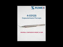 039R 4-0312S Microcoaxial Capsulorhexis Forceps, Ultrathin, 11.50 mm Curved Jaws, for 2.00 mm Incision, with Alignment Mechanism, Length 106 mm, Stainless Steel